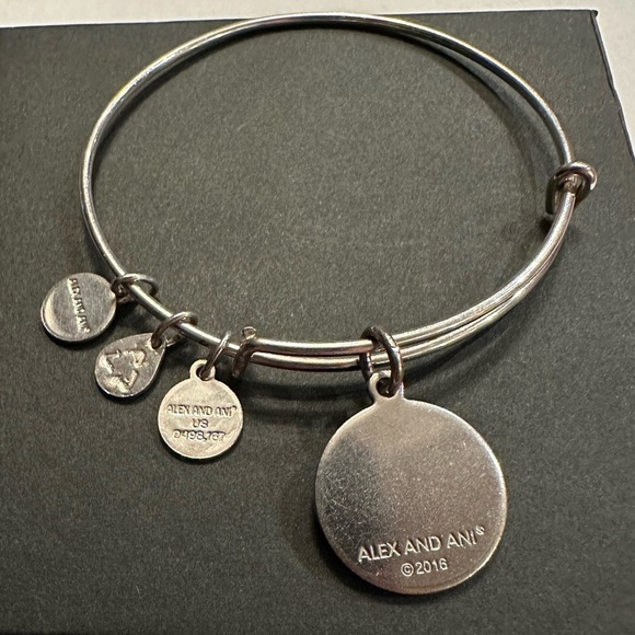 Alex and Ani Peace Charm Expandable Bracelet - Picture 3 of 6